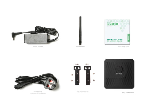 ZOTAC ZBOX MI351 Barebone Intel N100 1xDDR5 SODIMM M.2 SSD SLOT GLAN WIFI BT DP/HDMI EU PLUG