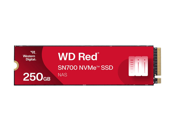 WD Red SSD SN700 NVMe 250Go M.2 2280 PCIe Gen3 8Gb/s internal drive for NAS devices