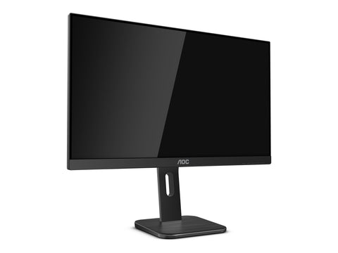 AOC 24P1 - Écran 23.8" - 1920 x 1080 Full HD @ 60Hz - IPS - 250 cd/m² - 1000:1 - 5 ms - HDMI, DVI, DP,VGA haut parleur ajustable