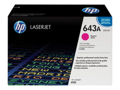 HP 643A original Colour LaserJet Toner cartridge Q5953A magenta standard capacity 10.000 pages 1-pack