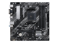ASUS PRIME A520M-A II/CSM AMD A520 Socket AM4 mATX motherboard features M.2 DP HDMI D-Sub SATA 6 Gbps USB 3.2 Gen 1 ports