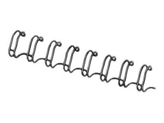 FELLOWES rel metall 34 boucles 6.4mm 1/4 in noir