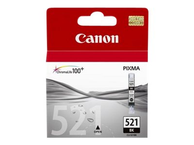 CANON CLI-521B cartouche dencre noir capacite standard 9ml 2.370 pages pack de 1