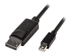 LINDY Mini DP to DP Cable black 2m MiniDisplayPort to DisplayPort