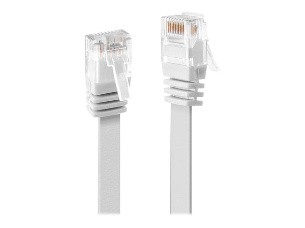 LINDY Cat.6 Ribbon Patch Cable Unshielded White 10m Without Shielding