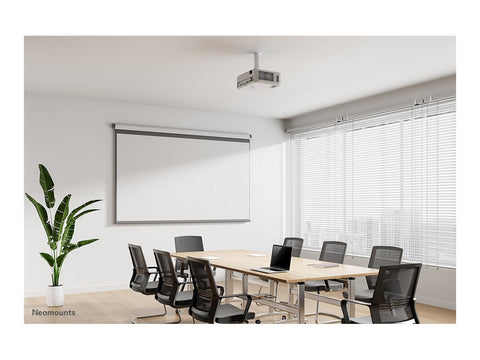 NEOMOUNTS BEAMER-C80WHITE Support de plafond pour vidéoprojecteur - h 13-20 cm - orientable