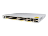 CISCO Catalyst 1000 48-Port Gigabit PoE+ PoE Budget 370W 4 x 10G SFP+ Uplinks LAN Base