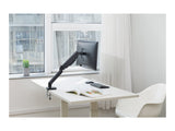 TNB ERGO Line Single Monitor Articulated Arm And Gas Spring Adjustment Material Steel For Screen Size