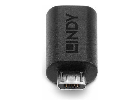 LINDY USB 2.0 Type C to Micro-B Adapter USB Type C Female to Micro-B Male