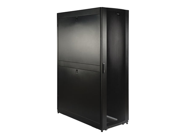 EATON TRIPPLITE 42U SmartRack Extra-Deep Server Rack 48p 1219mm Depth Doors & Side Panels Included