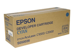 EPSON ACULASER C2000, C2000PS cartouche de toner cyan capacité standard 6.000 pages pack de 1
