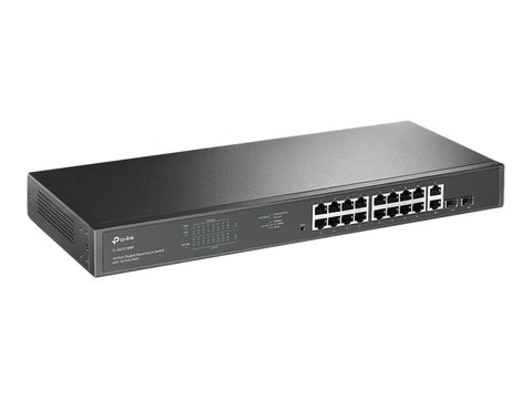 TP-LINK 18-Port Gigabit Rackmount Switch with 16-Port PoE+