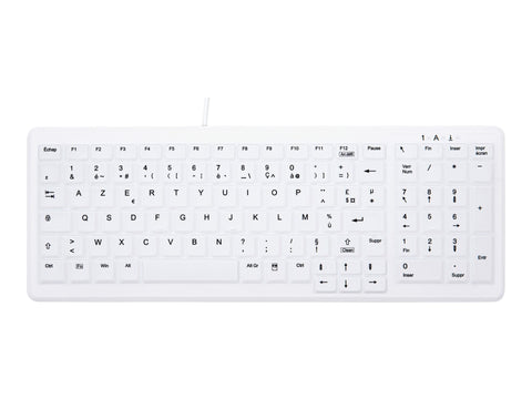 CHERRY AK-C7000F-UVS-W/FR Wired keyboard compact with numpad waterproof IP68 USB white (FR)