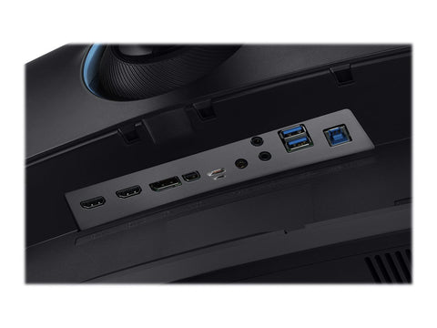 SAMSUNG C49HG90DMU 49in 32:9 Curved 1800R 3840x1080 VA QLED HDR 1ms MPRT 144Hz HDMIx2 DP Dual hinge height adj stand VESA