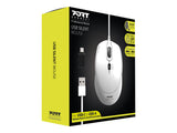 PORT DESIGNS Mouse Office Pro Silent Wired - White