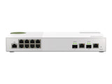 QNAP QSW-M2108-2C 8 port 2.5Gbps 2 port 10Gbps SFP+/ NBASE-T Combo web managed switch