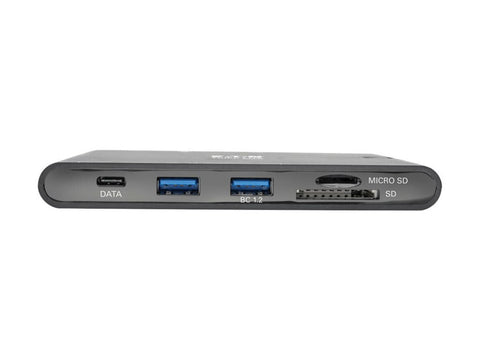 EATON TRIPPLITE USB-C Dock 4K HDMI VGA USB 3.2 Gen 1 USB-A/C Hub GbEemory Card 100W PD Charging