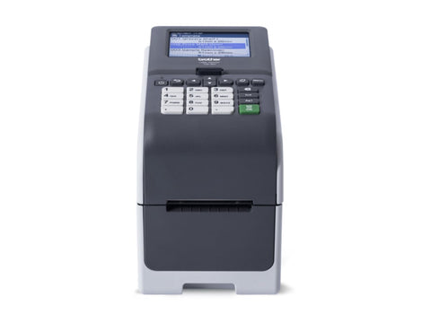 BROTHER 2p label printer USB connection 203dpi Ethernet Possible battery LCD screen Bluetooth Wi-Fi touch screen