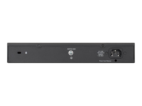 D-LINK 24-Port Layer2 PoE Gigabit Smart Switch 24x 10/100/1000Mbit/s TP RJ-45 Port of which 12 x PoE 802.3af/802.3at802.3x Flow