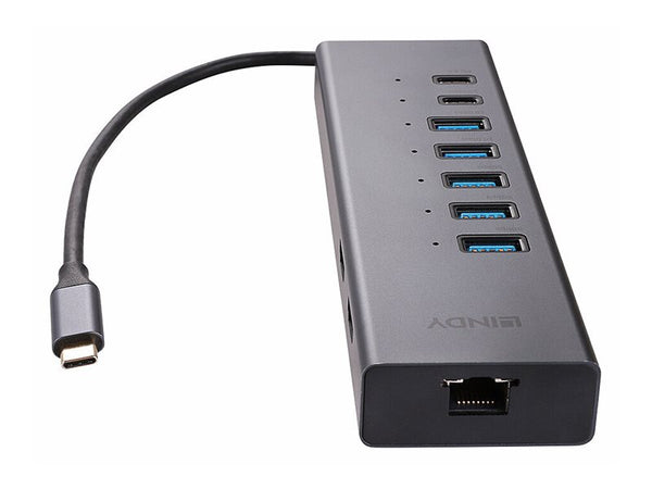 LINDY USB-C Laptop Mini Docking Station 2x 4K HDMI