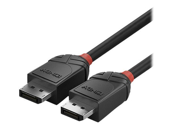 LINDY 0.5m DisplayPort 1.2 Cable Black Line