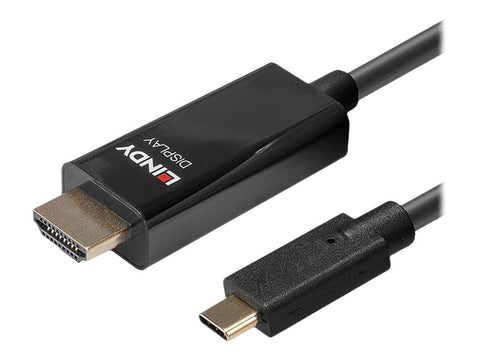 LINDY 10m USB Type C to HDMI 4K60 Adapter Cable with HDR