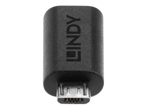 LINDY USB 2.0 Type C to Micro-B Adapter USB Type C Female to Micro-B Male