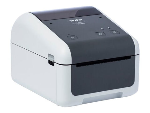 BROTHER TD-4520DN Label printer direct thermal Roll 118mm 300x300dpi 152mm/sec USB 2.0 LAN serial grey white