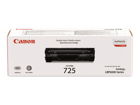 CANON CRG-725 cartouche de toner noir capacite standard 1.600 pages pack de 1