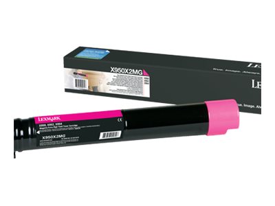 LEXMARK X950, X952, X954 cartouche de toner magenta très haute capacité 22.000 pages pack de 1