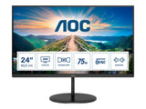AOC Q24V4EA 60.5cm 23.8p IPS QHD 2560x1440 16:9 1000:1 250cd/m2 178/178 4ms HDMI 1.4 DP 1.2