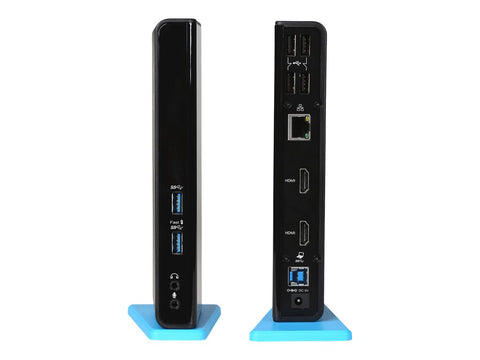 I-TEC USB 3.0/USB-C Dual HDMI Docking Station 2xHDMI 1xGLAN 2xUSB 3.0 4xUSB 2.0 1xAudio 1xMic