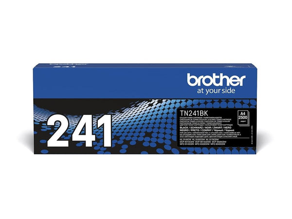 BROTHER TN241BK HL-3140CW/3150CDW/3170CDW cartouche de toner noir capacité standard 2.500 pages pack de 1