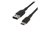 BELKIN BOOST CHARGE USB-A to USB-C Cable Braided 0.15M Black