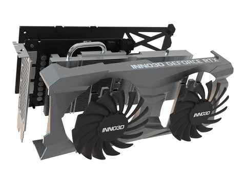 INNO3D GeForce RTX3050 Twin X2 V2 8Go GDDR6 1xDP 1xHDMI 1xDVI