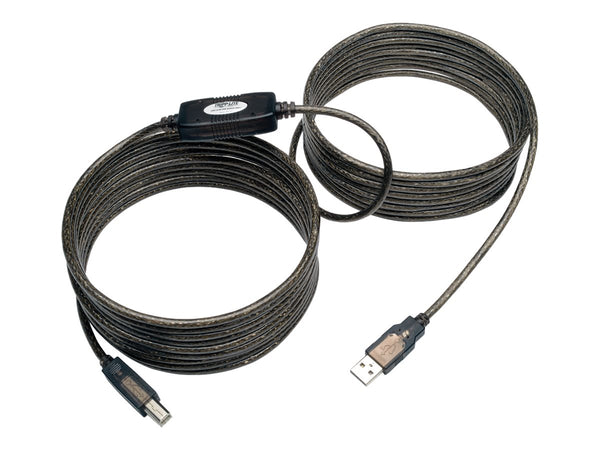 EATON TRIPPLITE USB 2.0 A/B Active Repeater Cable M/M 25ft. 7.62m