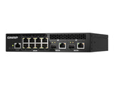 QNAP QSW-M2108R-2C 8x 2.5GbE 2x 10GbE SFP+ NBASE-T Combo web managed switch