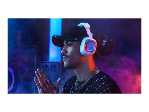 LOGITECH A30 - WHITE/PURPLE - EMEA