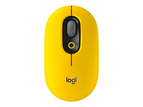 LOGITECH POP Mouse with emoji - Blast Yellow - Emea
