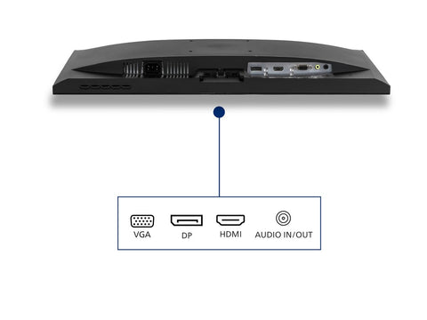 PHILIPS 243V7QJABF - Écran LED - 24 - 1920 x 1080 Full HD (1080p) - IPS - 250 cd/m² - 1000:1 - 5 ms - HDMI, VGA, DisplayPort - HP