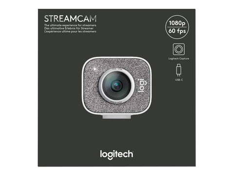 LOGITECH StreamCam Live streaming camera colour 1920 x 1080 1080p audio USB-C 3.1 Gen 1 MJPEG YUY2