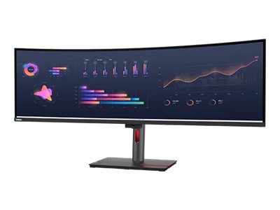 LENOVO ThinkVision P49w-30 49p IPS 5120x1440 32:9 60Hz 350cd/m2 4ms 2x HDMI DP 4xUSB 3.2 G1 USB-C 3.2 G1 USB-B 3.2 G1 RJ45 2x5W
