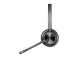HP Poly Voyager 4320-M Voyager 4300 series headset on-ear Bluetooth wireless wired USB-A black Zoom Certified MS Teams