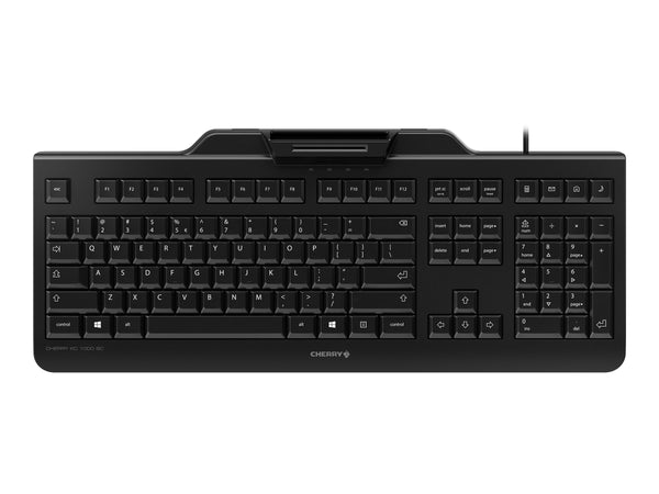 CHERRY KC 1000 Sc Contact Smart Card Corded Keyboard Black (EU)