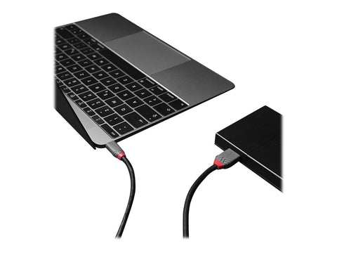 LINDY 1m USB 3.2 Type C to Micro-B Cable Anthra Line