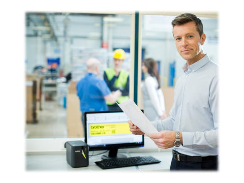 BROTHER PT-P950NW Etiqueteuse professionnelle connectable haute-vitesse avec accessoires