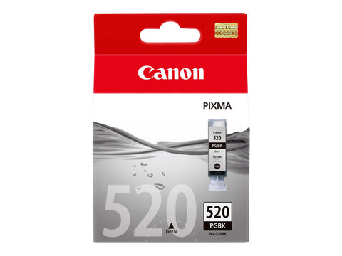 CANON 1LB PGI-520BK ink cartridge black standard capacity 19ml 334 pages 1-pack