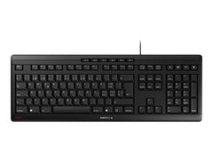 CHERRY Stream Keyborad Clavier 105+10 Touches USB Noir Layout Suisse