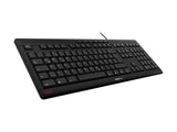 CHERRY STREAM KEYBOARD Clavier 105+10 touches USB noir (DE)
