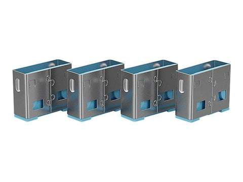 LINDY Bloqueurs de ports USB 10 pièces Bleu